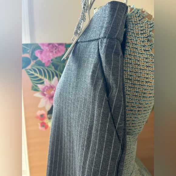 NWOT ROZ & ALI PIN STRIPED WIDE LEG TROUSERS. XL WRINKLE FREE, FLATTERING FIT - Picture 11 of 12